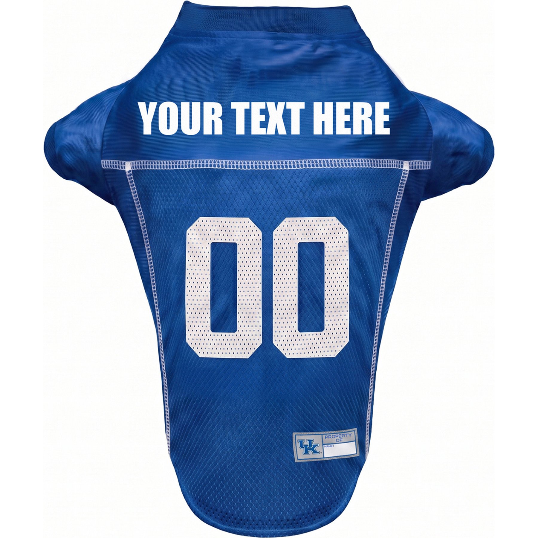 Pets First NCAA Kentucky Personalized Dog Jersey, Large