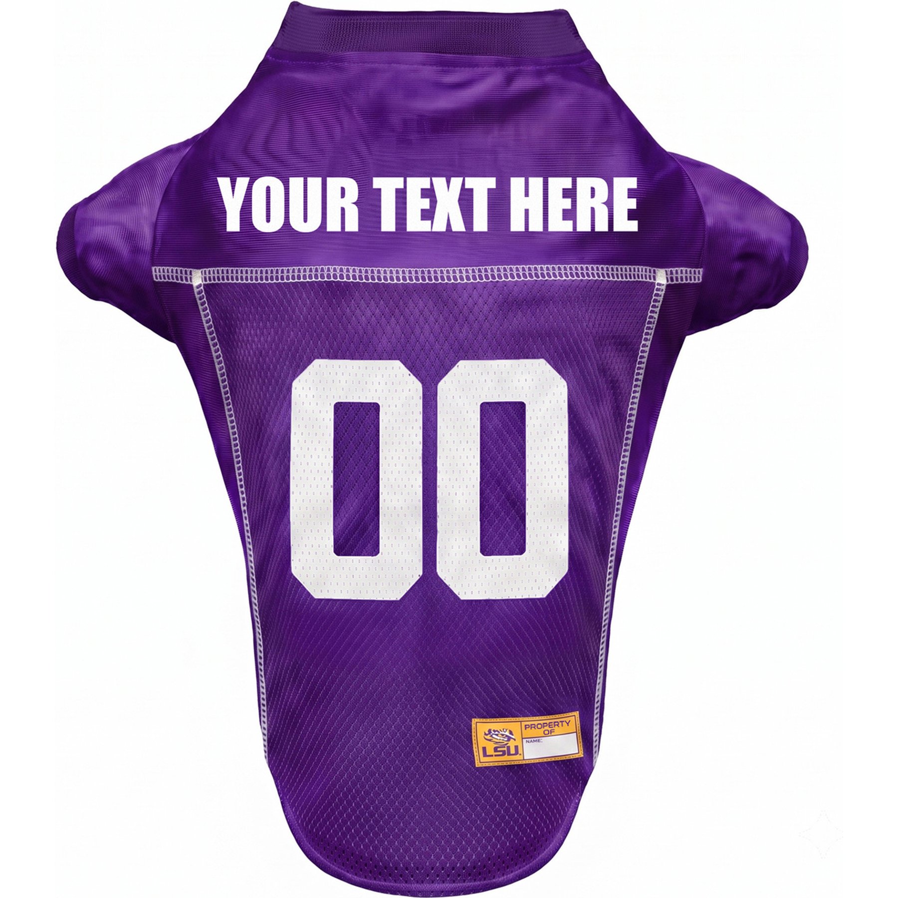 Pets First NCAA LSU Personalized Dog Jersey, Large