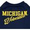 Show in main carousel: Pets First NCAA Michigan Dog & Cat Stripe Tee, Medium slide 4 of 6