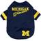 Show in main carousel: Pets First NCAA Michigan Dog & Cat Stripe Tee, Small slide 1 of 6