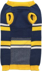 Pets First NCAA Michigan Dog & Cat Sweater, Small slide 2 of 5
