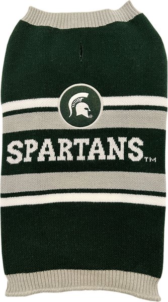 Show full view: Pets First NCAA Michigan State Dog & Cat Sweater, Small slide 1 of 6