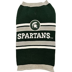 Pets First NCAA Michigan State Dog & Cat Sweater, X-Large