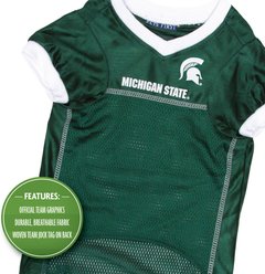 Pets First NCAA Personalized Dog Jersey, Michigan State Spartans, X-Small slide 2 of 6