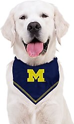 Pets First NCAA Michigan Tie Around Dog & Cat Bandana, Small/Medium slide 2 of 5