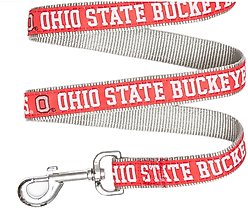 Pets First NCAA Nylon Dog Leash, Ohio State Buckeyes, Medium: 4-ft long, 5/8-in wide