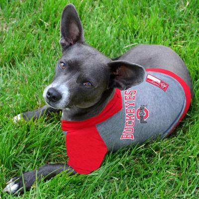 Show full view: Pets First NCAA Ohio Hoodie Dog & Cat Tee Shirt, Small slide 3 of 5
