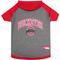 Show in main carousel: Pets First NCAA Ohio Hoodie Dog & Cat Tee Shirt, X-Small slide 1 of 6