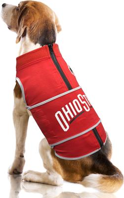 Show full view: Pets First NCAA Ohio State Dog & Cat Soothing Solution Vest, X-Small slide 5 of 5
