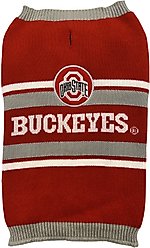Pets First NCAA Ohio State Dog & Cat Sweater, Medium