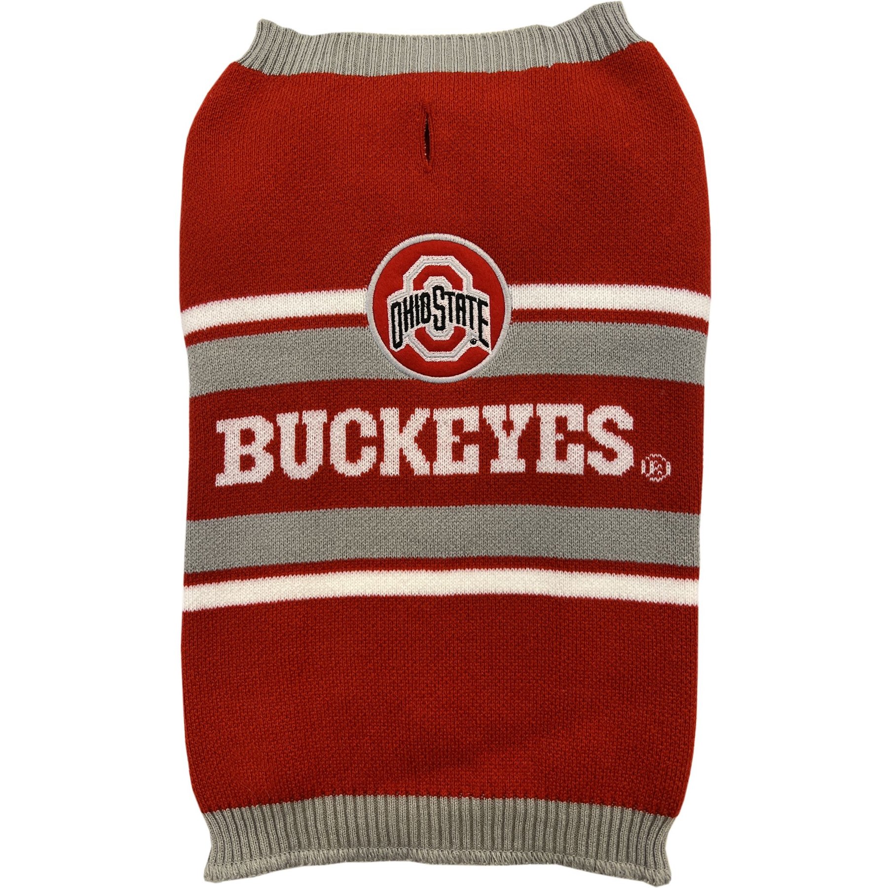 Pets First NCAA Dog & Cat Sweater, Ohio State, X-Small
