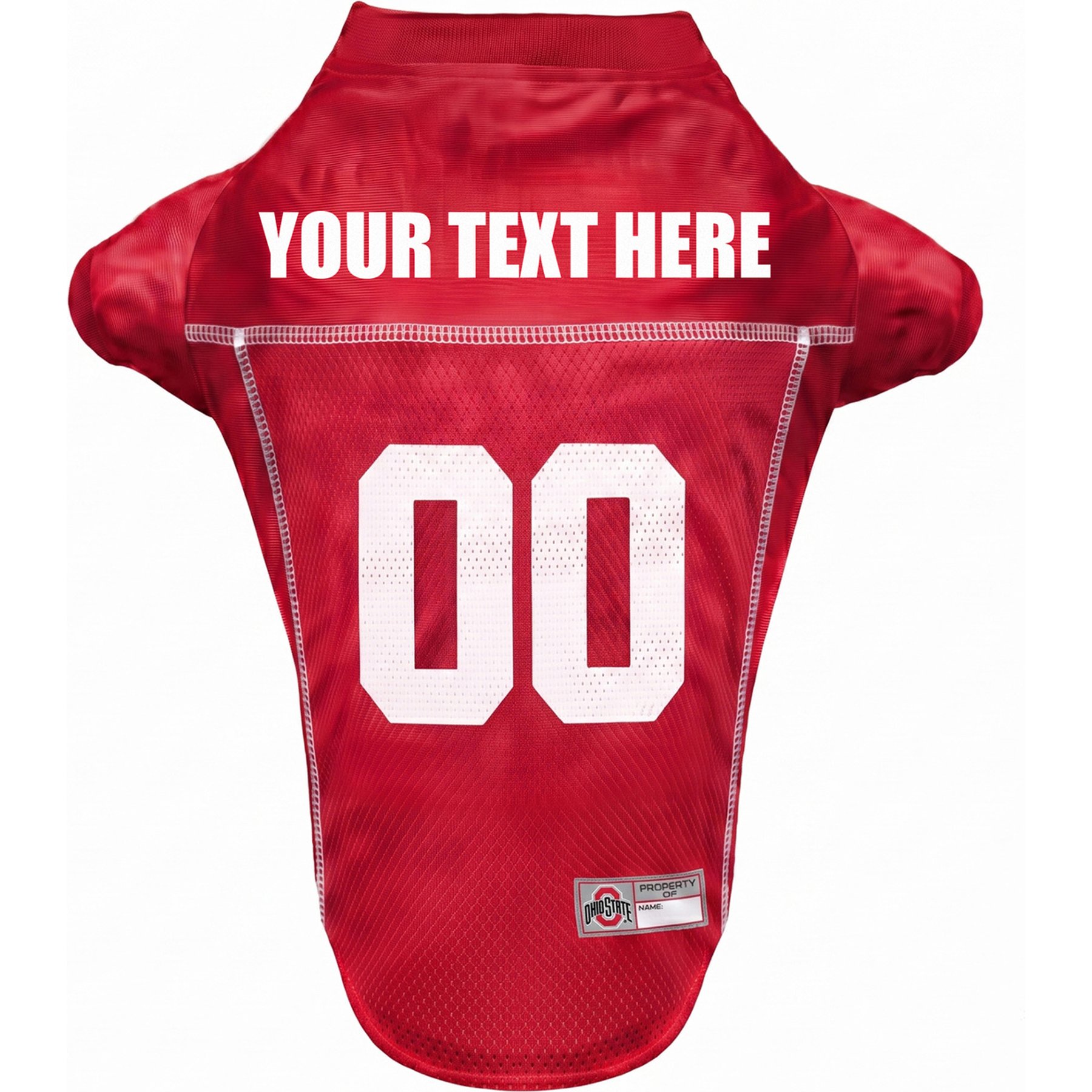 Pets First NCAA Ohio State Personalized Dog Jersey, Small