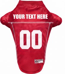 Pets First NCAA Personalized Dog Jersey, Ohio State Buckeyes, X-Large