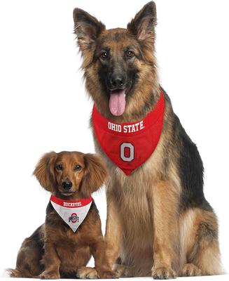 Show full view: Pets First NCAA Ohio State Reversible Dog & Cat Bandana, XX-Large slide 5 of 5