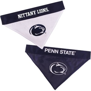 Pets First NCAA Penn State Reversible Dog & Cat Bandana, XX-Large