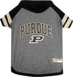 Pets First NCAA Purdue Dog & Cat Hoodie Tee Shirt, Large