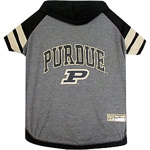 Pets First NCAA Purdue Dog & Cat Hoodie Tee Shirt, Medium
