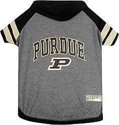 Pets First NCAA Purdue Dog & Cat Hoodie Tee Shirt, Small