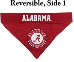 Pets First NCAA Reversible Dog & Cat Bandana, Alabama Crimson Tide, Small/Medium slide 2 of 4