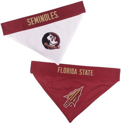 Show full view: Pets First NCAA Reversible Dog & Cat Bandana, Florida State Seminoles, Large/X-Large slide 3 of 6