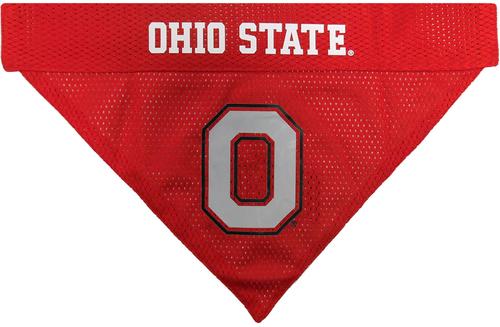 Show full view: Pets First NCAA Reversible Dog & Cat Bandana, Ohio State Buckeyes, Small/Medium slide 3 of 7