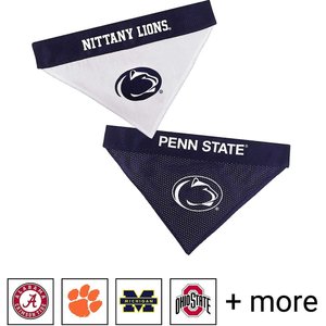 Pets First NCAA Reversible Dog & Cat Bandana, Penn State Nittany Lions, Large/X-Large