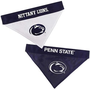 Pets First NCAA Reversible Dog & Cat Bandana, Penn State Nittany Lions, Small/Medium