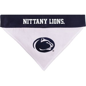 Pets First NCAA Reversible Dog & Cat Bandana, Penn State Nittany Lions, Small/Medium