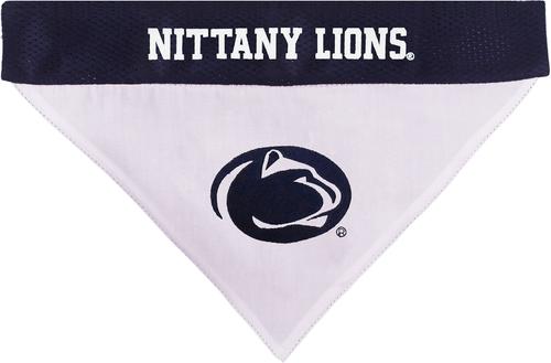 Show full view: Pets First NCAA Reversible Dog & Cat Bandana, Penn State Nittany Lions, Small/Medium slide 2 of 7