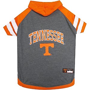 Pets First NCAA Tennessee Dog & Cat Hoodie Tee Shirt, Large