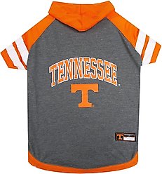 Pets First NCAA Tennessee Dog & Cat Hoodie Tee Shirt, Medium