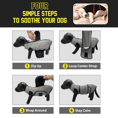 Show full view: Pets First NCAA Tennessee Dog & Cat Soothing Solution Vest, Large slide 3 of 6