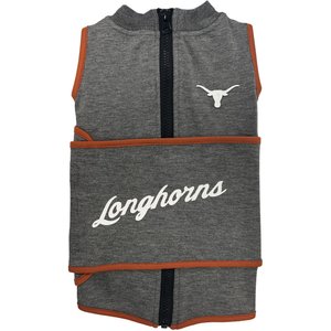 Pets First NCAA Texas Dog & Cat Soothing Solution Vest, Small