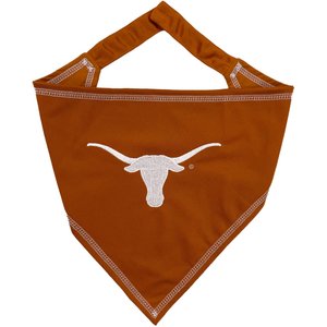 Pets First NCAA Texas Tie Around Dog & Cat Bandana, Large/X-Large