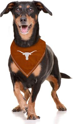 Show full view: Pets First NCAA Texas Tie Around Dog & Cat Bandana, Large/X-Large slide 2 of 5