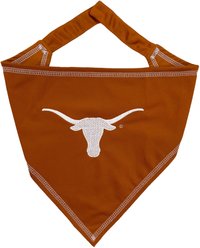 Pets First NCAA Texas Tie Around Dog & Cat Bandana, Small/Medium