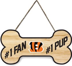 Pets First NFL #1 Fan #1 Pup Sign, Cincinnati Bengals