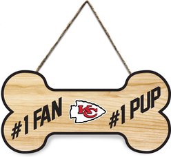 Pets First NFL #1 Fan #1 Pup Sign, Kansas City Chiefs