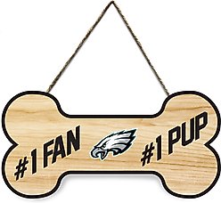 Pets First NFL #1 Fan #1 Pup Sign, Philadelphia Eagles
