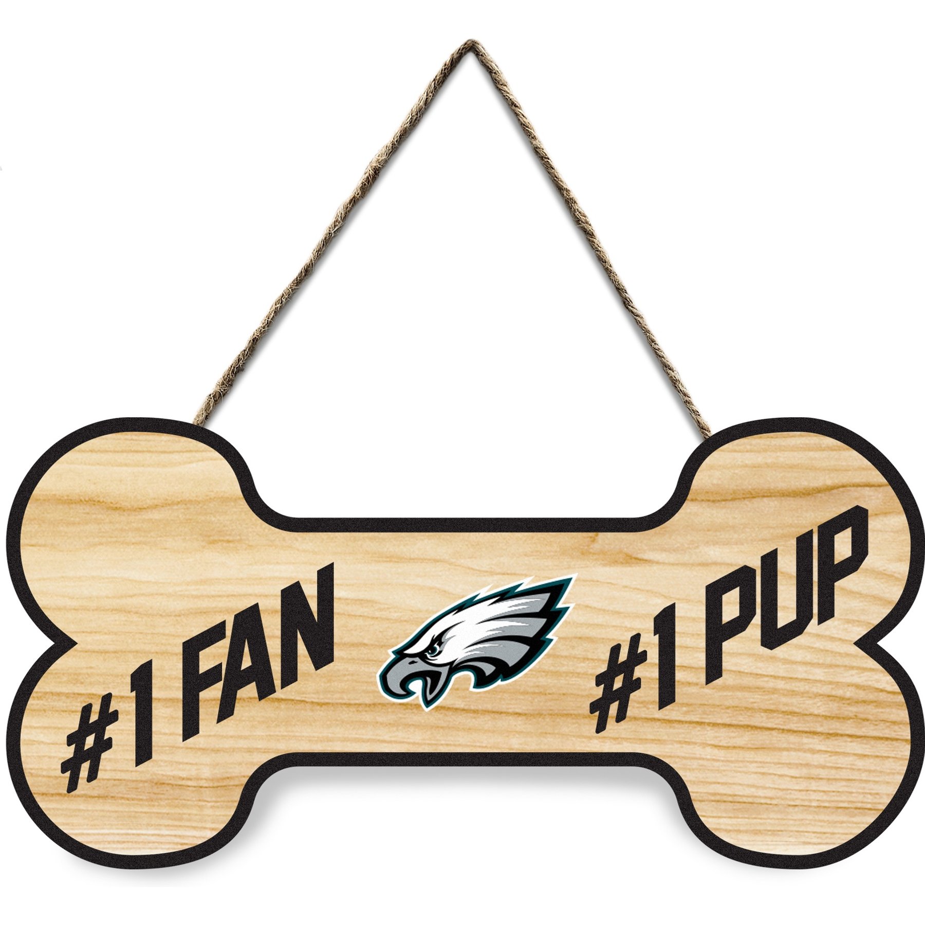 Pets First NFL #1 Fan #1 Pup Sign, Philadelphia Eagles