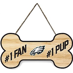 Pets First NFL #1 Fan #1 Pup Sign, Philadelphia Eagles