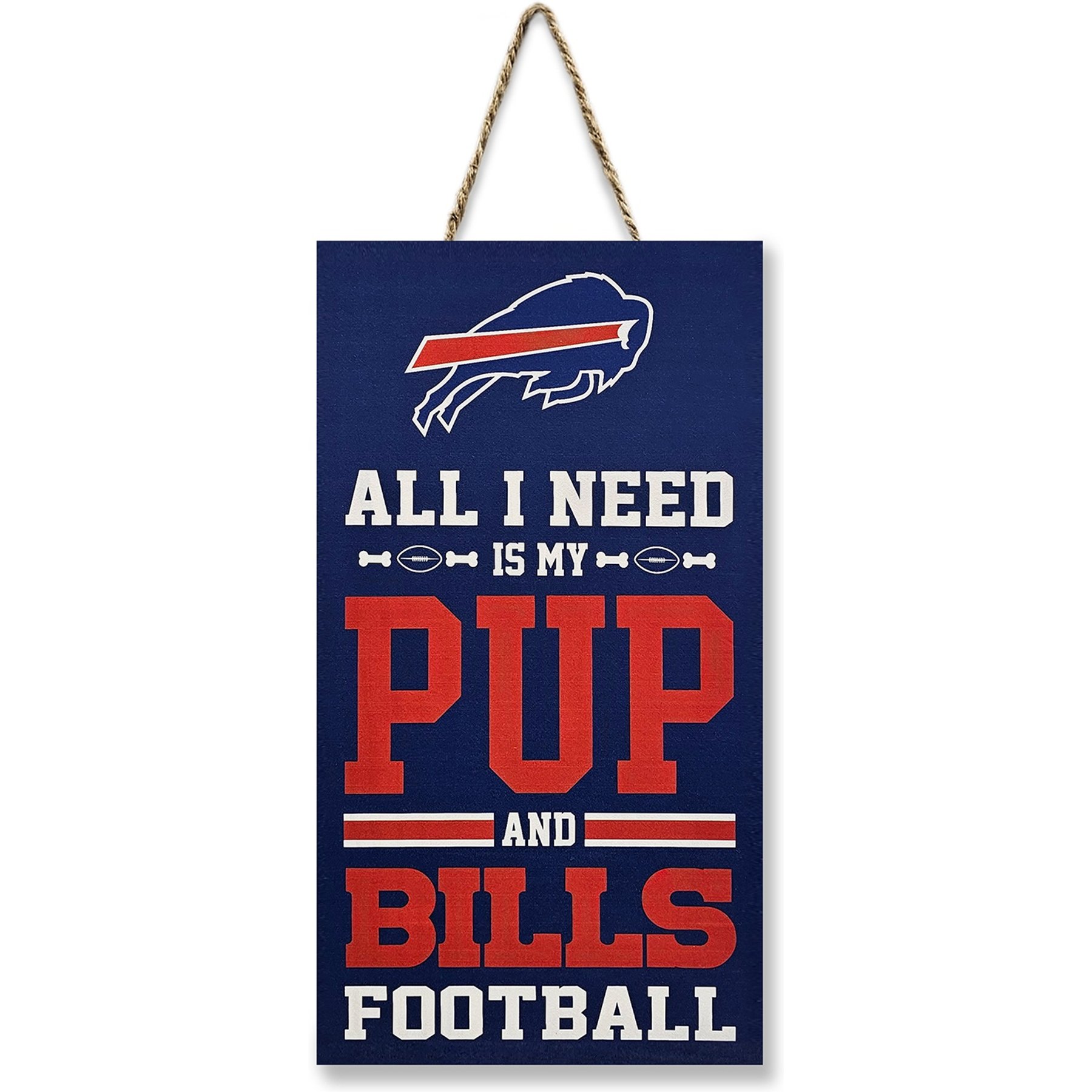 Pets First NFL "All I Need Is My Pup & Football", Buffalo Bills