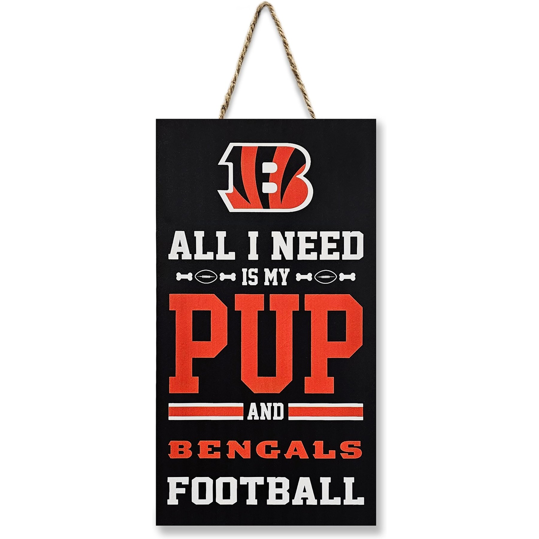 Pets First NFL "All I Need Is My Pup & Football", Cincinnati Bengals