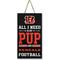 Show in main carousel: Pets First NFL "All I Need Is My Pup & Football", Cincinnati Bengals slide 1 of 2