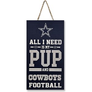 Pets First NFL #1 Fan #1 Pup Sign
