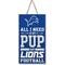 Show in main carousel: Pets First NFL "All I Need Is My Pup & Football", Detroit Lions slide 1 of 2