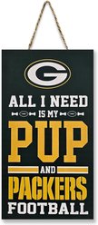 Pets First NFL "All I Need Is My Pup & Football", Green Bay Packers