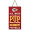 Show in main carousel: Pets First NFL "All I Need Is My Pup & Football", Kansas City Chiefs slide 1 of 2