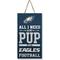 Show in main carousel: Pets First NFL "All I Need Is My Pup & Football", Philadelphia Eagles slide 1 of 2