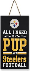 Pets First NFL "All I Need Is My Pup & Football", Pittsburgh Steelers